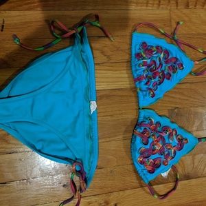 Fun Multicolor String Bikini